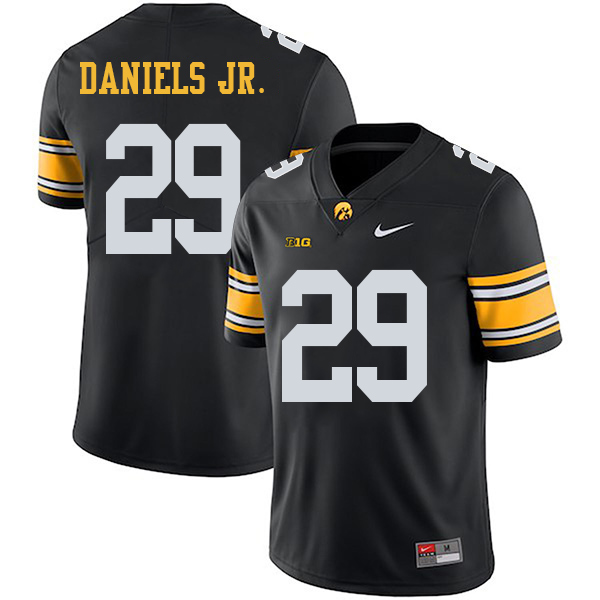 LeShun Daniels Jr. Iowa Hawkeyes Men's Jersey - #29 NCAA Black Stitched Nike Authentic