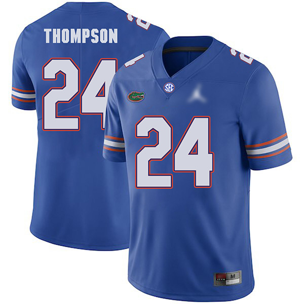 Mark Thompson Florida Gators Men's Jersey - #24 NCAA Blue Untouchable Authentic