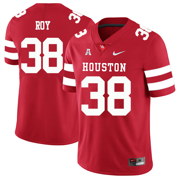 Dane Roy Houston Cougars Men's Jersey - #38 NCAA Red Stitched Authentic