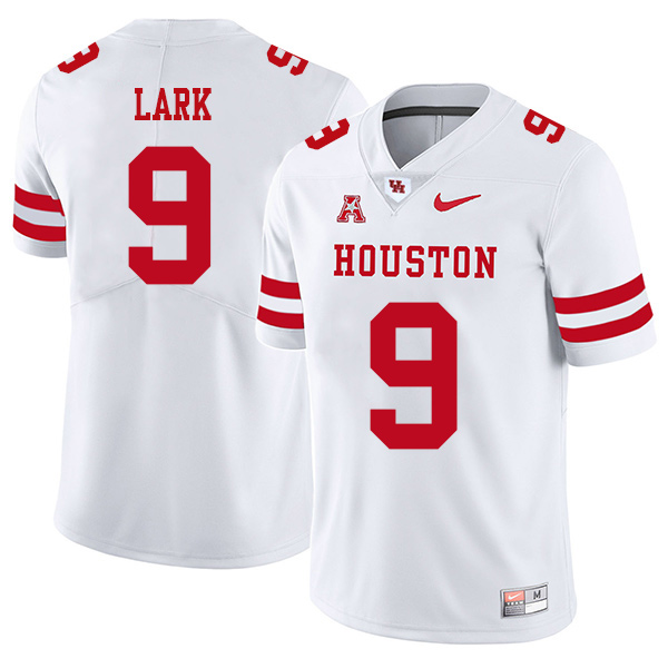 Courtney Lark Houston Cougars Men's Jersey - #9 NCAA White Stitched Authentic