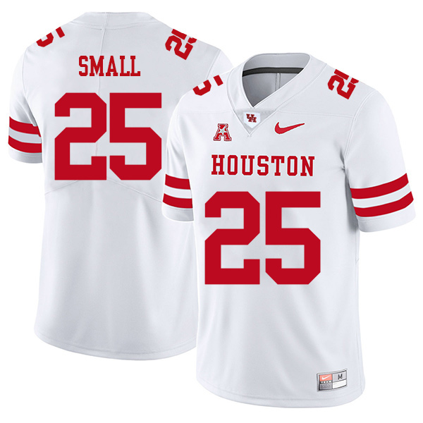 D.J. Small Houston Cougars Men's Jersey - #25 NCAA White Stitched Authentic