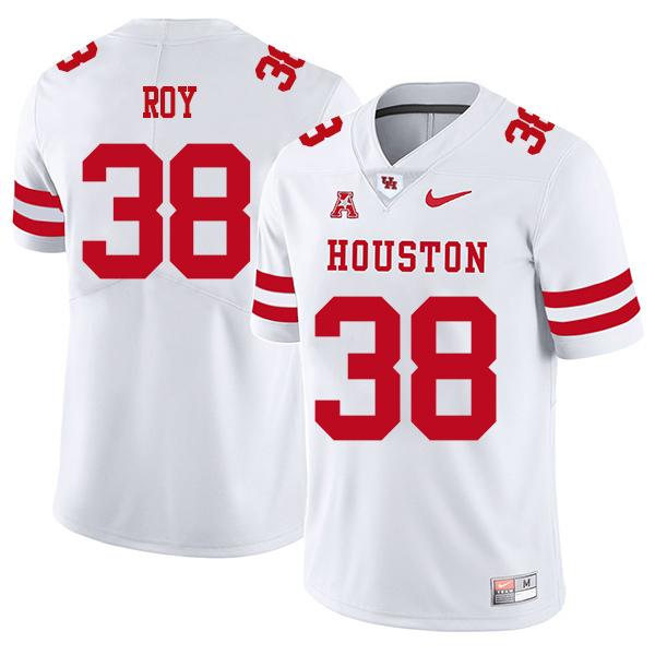 Dane Roy Houston Cougars Men's Jersey - #38 NCAA White Stitched Authentic