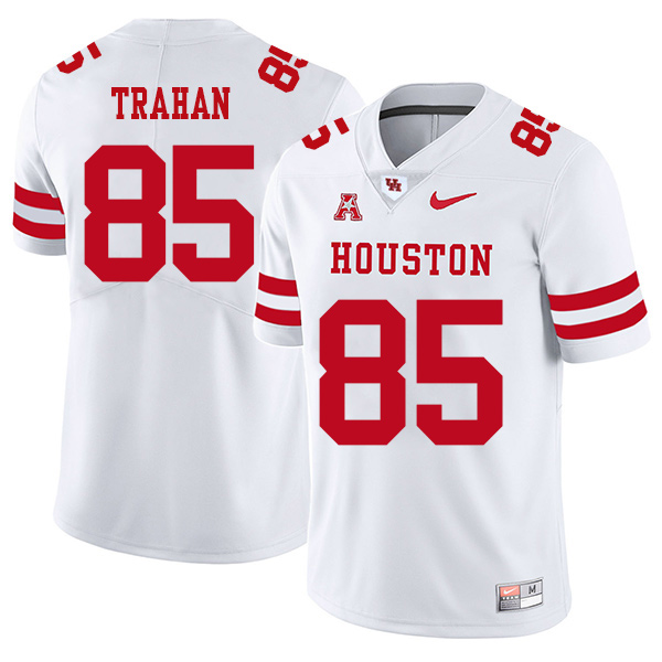 Christian Trahan Houston Cougars Men's Jersey - #85 NCAA White Stitched Authentic