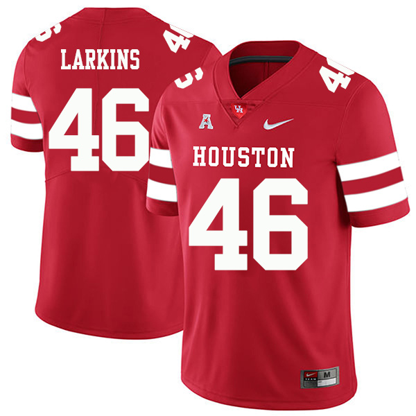 Melvin Larkins Houston Cougars Men's Jersey - #46 NCAA Red Stitched Authentic
