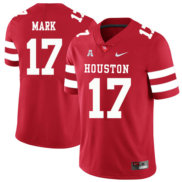 Terry Mark Houston Cougars Men's Jersey - #17 NCAA Red Stitched Authentic