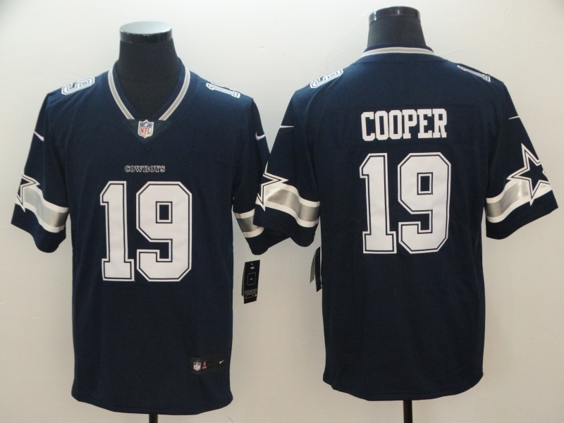 Men's Dallas Cowboys #19 Amari Cooper Nike Navy Team Color Untouchable Limited Jersey