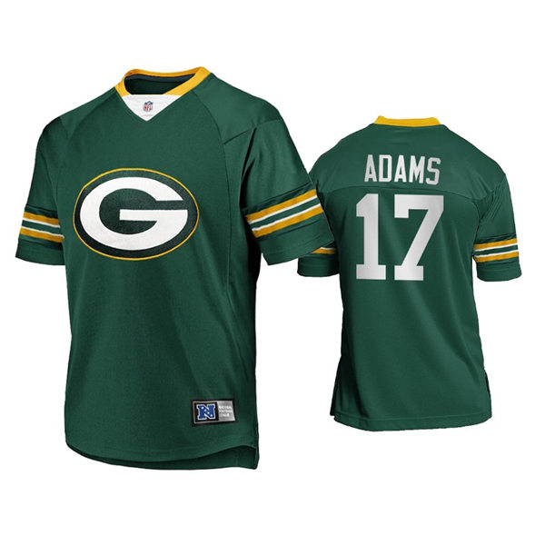 Mens Green Bay Packers #17 Davante Adams Nike 2021 Green Team Logo Icon Jersey