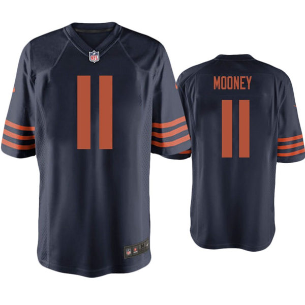 Mens Chicago Bears #11 Darnell Mooney Nike Navy Orange Vapor Untouchable Limited Jersey