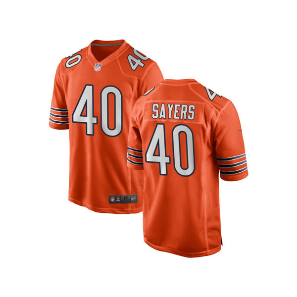 Mens Chicago Bears Retired Player #40 Gale Sayers Nike Orange Alternate Untouchable Limited Jersey