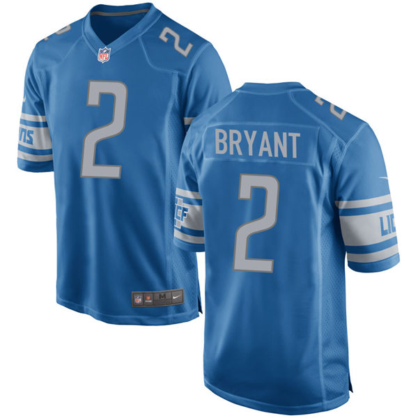 Mens Detroit Lions #2 Austin Bryant Nike Blue Vapor Untouchable Limited Jersey