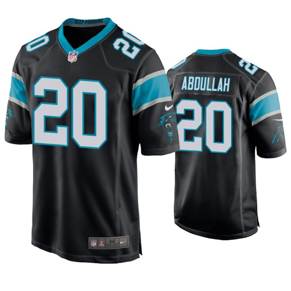 Mens Carolina Panthers #20 Ameer Abdullah Nike Black Vapor Untouchable Limited Jersey
