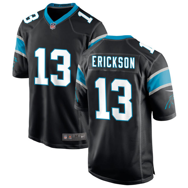 Mens Carolina Panthers #13 Alex Erickson Nike Black Vapor Untouchable Limited Jersey