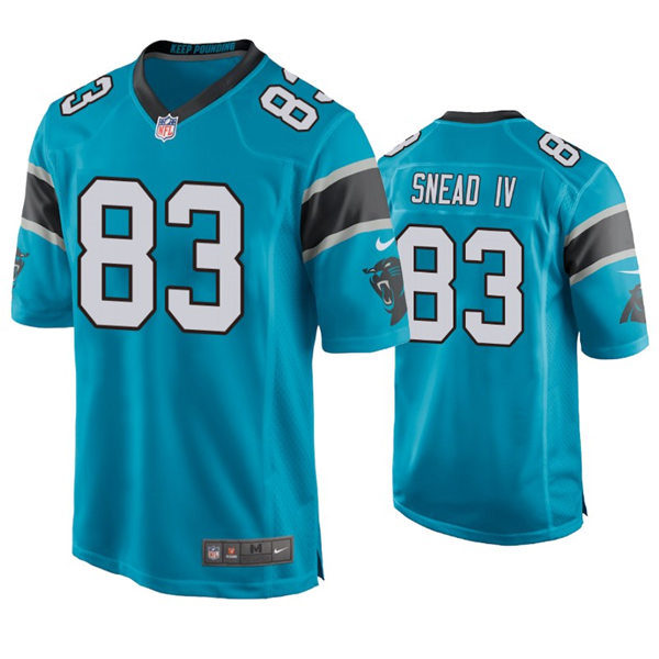 Mens Carolina Panthers #83 Willie Snead IV Nike Blue Vapor Untouchable Limited Jersey
