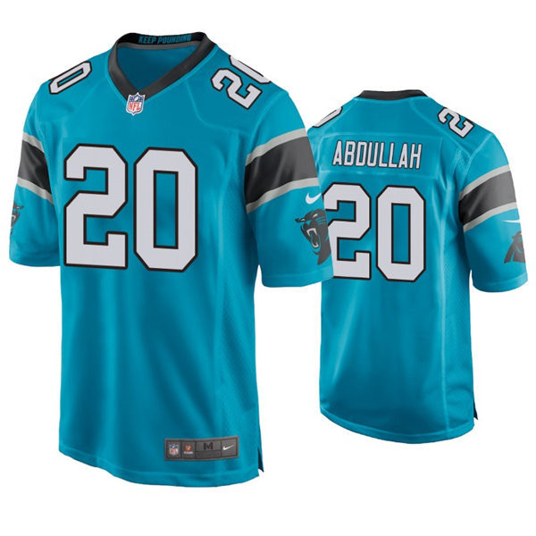 Mens Carolina Panthers #20 Ameer Abdullah Nike Blue Vapor Untouchable Limited Jersey