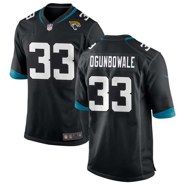Mens Jacksonville Jaguars #33 Dare Ogunbowale Nike Black Vapor Untouchable Limited Jersey