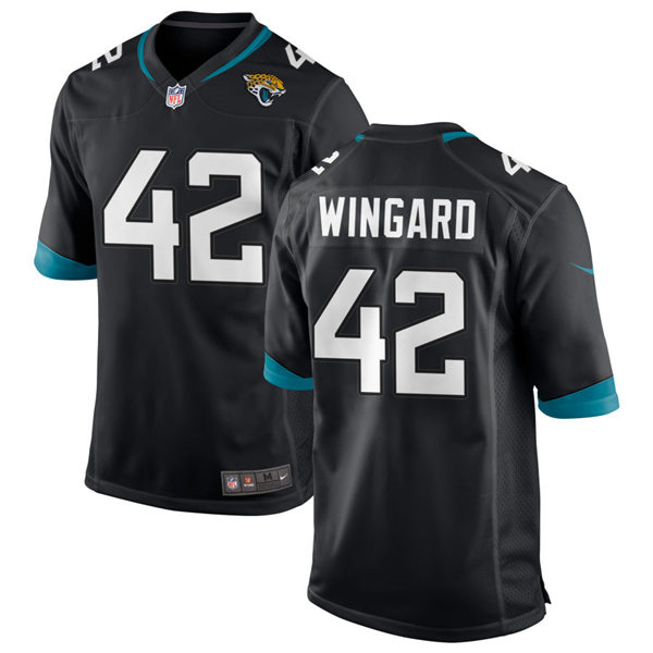 Mens Jacksonville Jaguars #42 Andrew Wingard  Nike Black Vapor Untouchable Limited Jersey