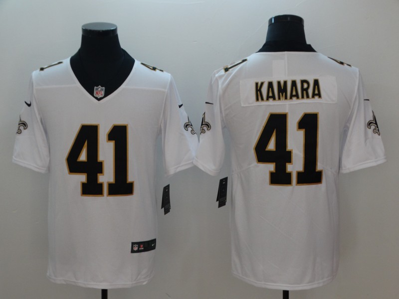 Youth New Orleans Saints #41 Alvin Kamara Nike White Limited Jersey