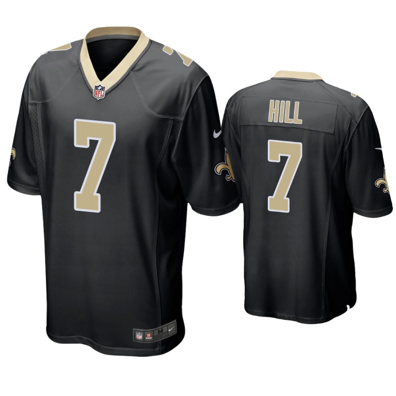 Youth New Orleans Saints #7 Taysom Hill Nike Black Limited Jersey 