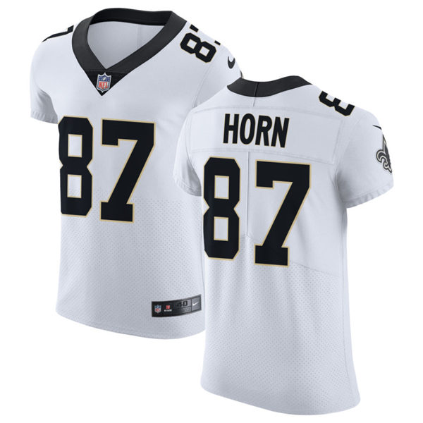 Mens New Orleans Saints Retired Player #87 Joe Horn Nike White Vapor Untouchable Limited Jersey 