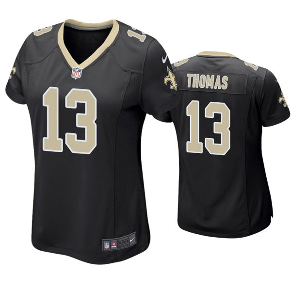 Womens New Orleans Saints #13 Michael Thomas Nike Black Limited Jersey 