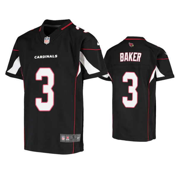 Youth Arizona Cardinals #3 Budda Baker Nike Alternate Black Limited Jersey