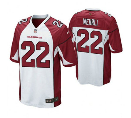Mens Arizona Cardinals Retired Player #22 Roger Wehrli Nike White Vapor Limited Jersey