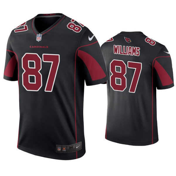 Mens Arizona Cardinals #87 Maxx Williams Nike Black 2nd Alternate Color Rush Legend Jersey