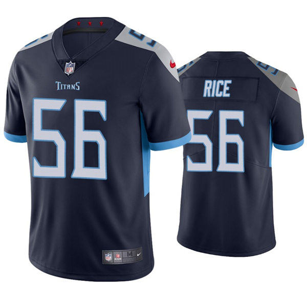 Mens Tennessee Titans #56 Monty Rice Nike Navy Vapor Untouchable Limited Jersey