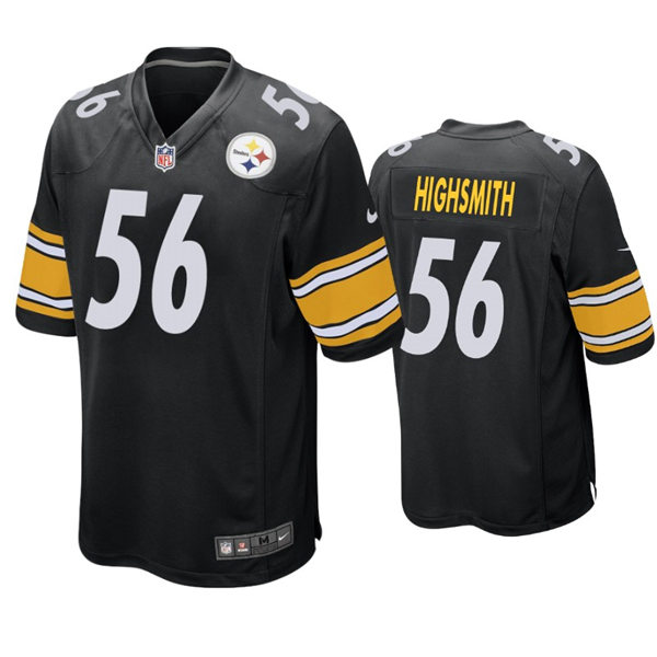 Mens Pittsburgh Steelers #56 Alex Highsmith Nike Black Vapor Limited Jersey