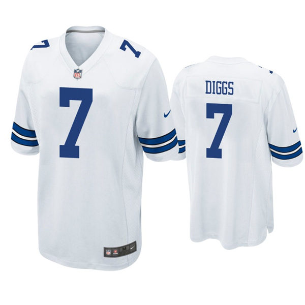 Youth Dallas Cowboys #7 Trevon Diggs Nike White Limited Jersey