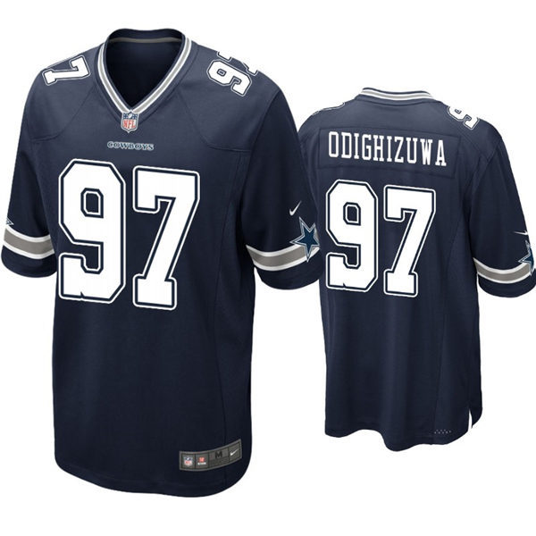 Mens Dallas Cowboys #97 Osa Odighizuwa Nike Navy Team Color Untouchable Limited Jersey