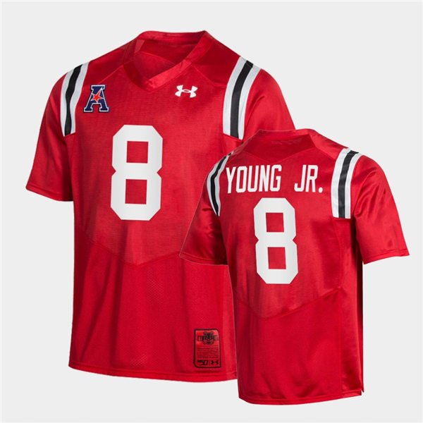 Mens Cincinnati Bearcats #8 Michael Young Jr. Under Armour Red Retro College Football Jersey