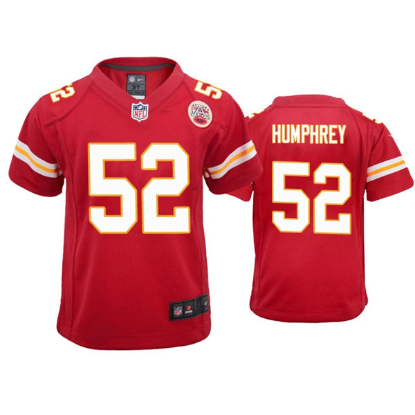 Youth Kansas City Chiefs #52 Creed Humphrey Nike Red Limited Jersey