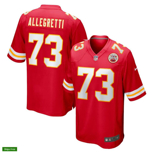 Men's Kansas City Chiefs #73 Nick Allegretti Nike Red Vapor Untouchable Limited Jersey