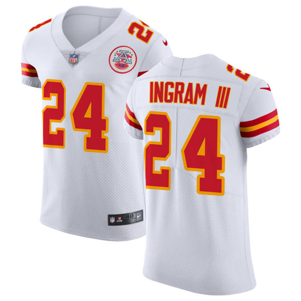 Men's Kansas City Chiefs #24 Melvin Ingram III Nike White Vapor Untouchable Limited Jersey 