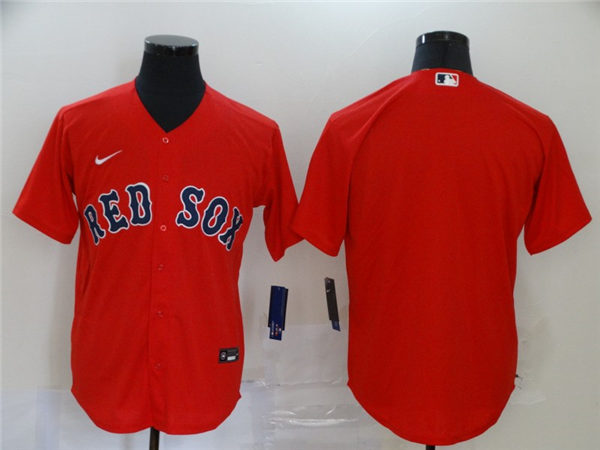 Men's Boston Red Sox Blank Nike Red Alternate Cool Base  Team Jersey