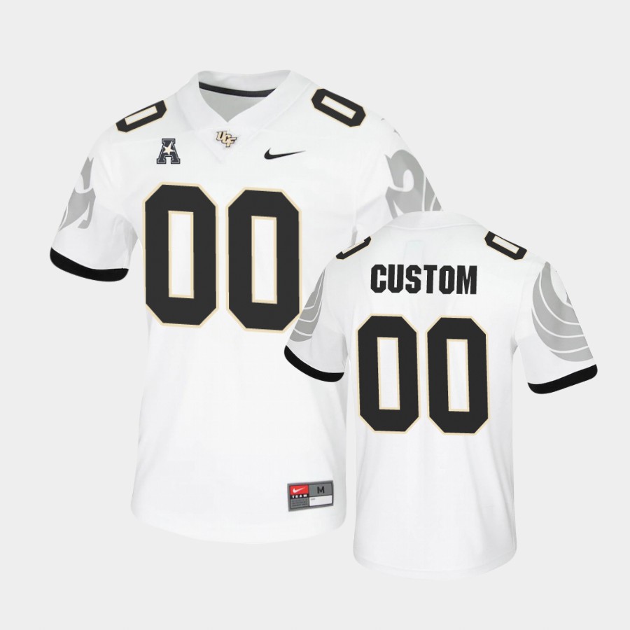 Men's UCF Knights Custom Nike White Knights College Basketball Jersey