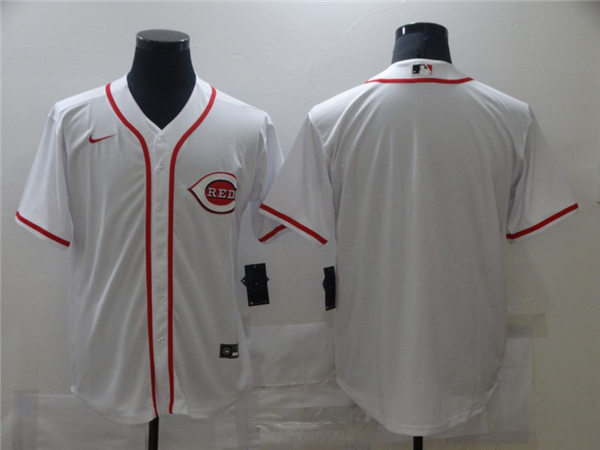 Men's Cincinnati Reds Blank Nike White Home Flex Base Team Jersey