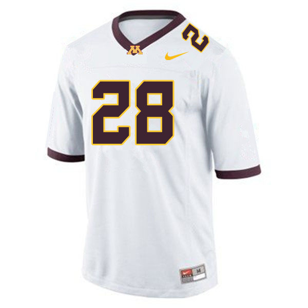 Men's Minnesota Golden Gophers #28 Jason Williamson 2020 White Nike NCAA College Football Jersey