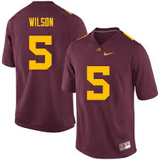 Men's Minnesota Golden Gophers #5 Damien Wilson Nike Maroon College Football Jersey