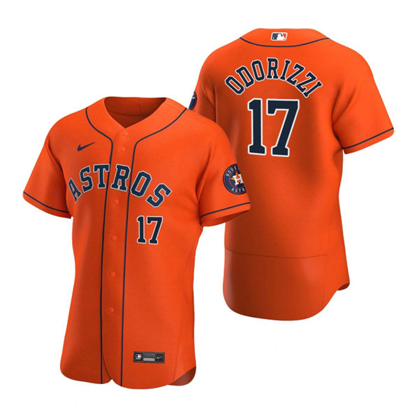 Men's Houston Astros #17 Jake Odorizzi Nike Orange Alternate Flexbase Jersey