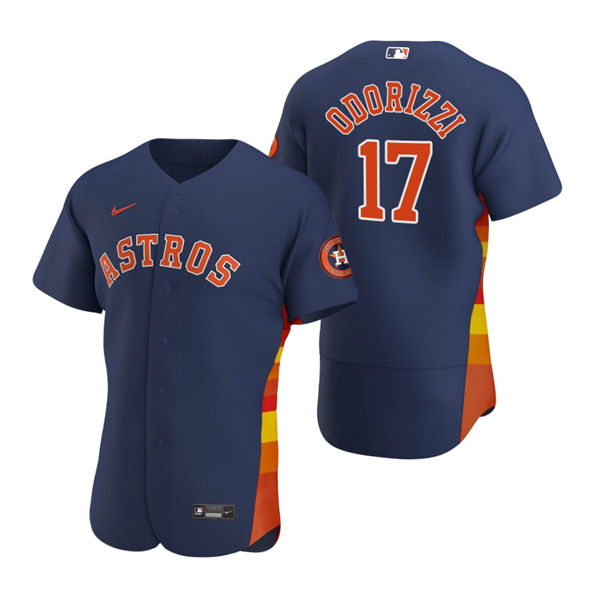 Men's Houston Astros #17 Jake Odorizzi Nike Navy Alternate Flexbase Jersey