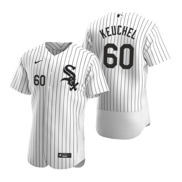 Men's Chicago White Sox #60 Dallas Keuchel Nike White Home Flex Base Jersey