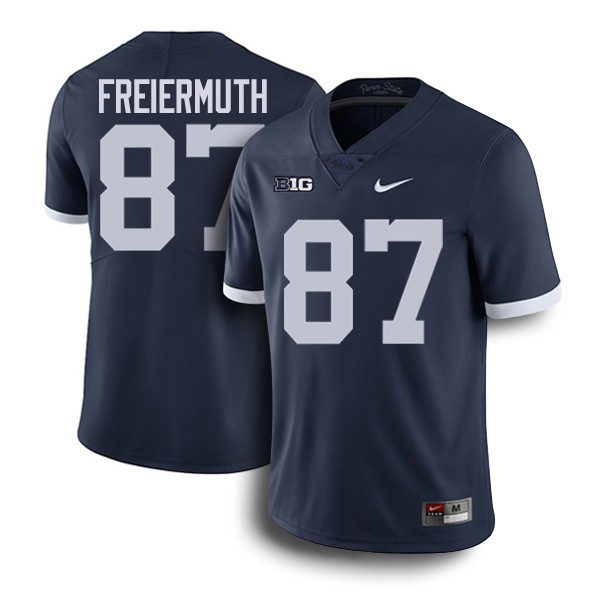 Men's Penn State Nittany Lions #87 Pat Freiermuth Nike Navy Retro Limited Football Jersey 