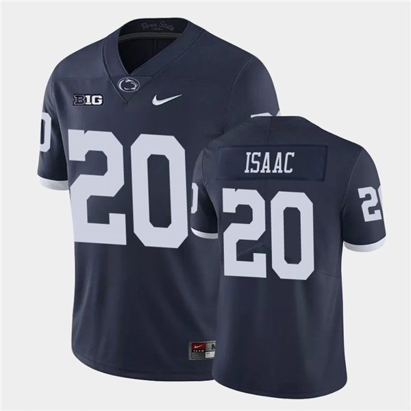 Men's Penn State Nittany Lions #20 Adisa Isaac Nike Navy Retro Limited Football Jersey