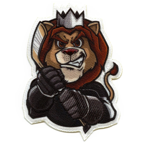 Los Angeles Kings Lion Mascot Parody Embroidered Patch