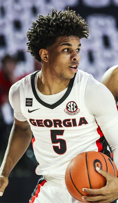 Men's Georgia Bulldogs #5 Justin Kier Nike White College Basketball Jersey