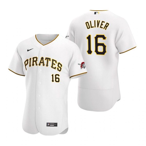 Mens Pittsburgh Pirates Retired Player #16  Al Oliver Nike White Home FlexBase Jersey