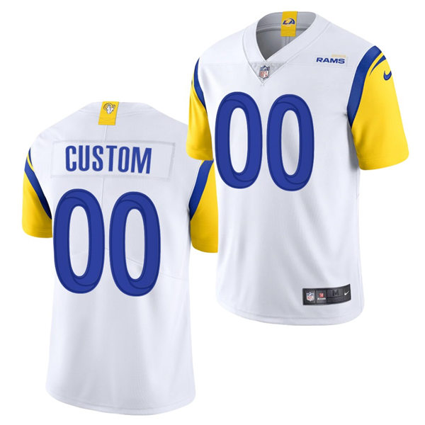 Los Angeles Rams Custom nike White Modern Throwback F.U.S.E. Limited Jersey