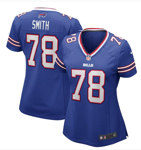 Womens Buffalo Bills Retired Player #78 Bruce Smith  Nike Royal Game Jersey